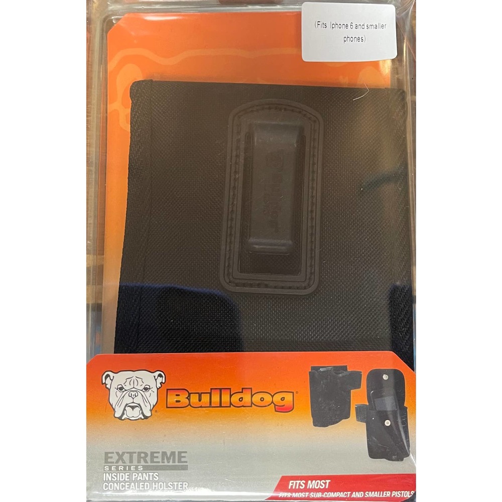 Bulldog Cases IWB Cell Phone Small/Medium Handgun Holster (Black) #BD846